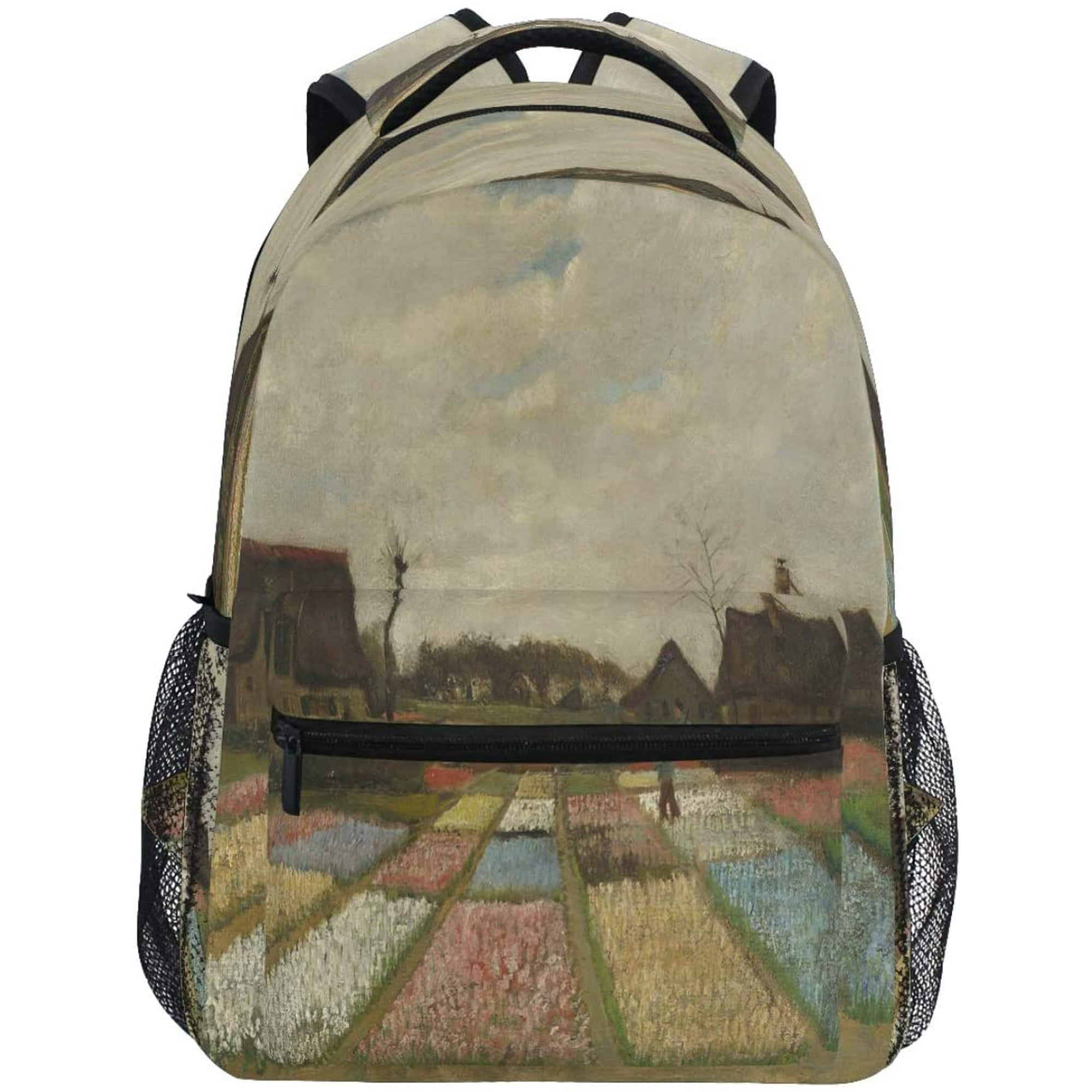 Holds 15.4-inch Laptop (Girl Holding Bouquet) Backpacks College School Book Bag Travel Hiking Camping Daypack 16x12x6 Holds 15.4-inch Laptop (Girl Holding Bouquet) Backpacks College School Book Bag Travel Hiking Camping Daypack 16x12x6